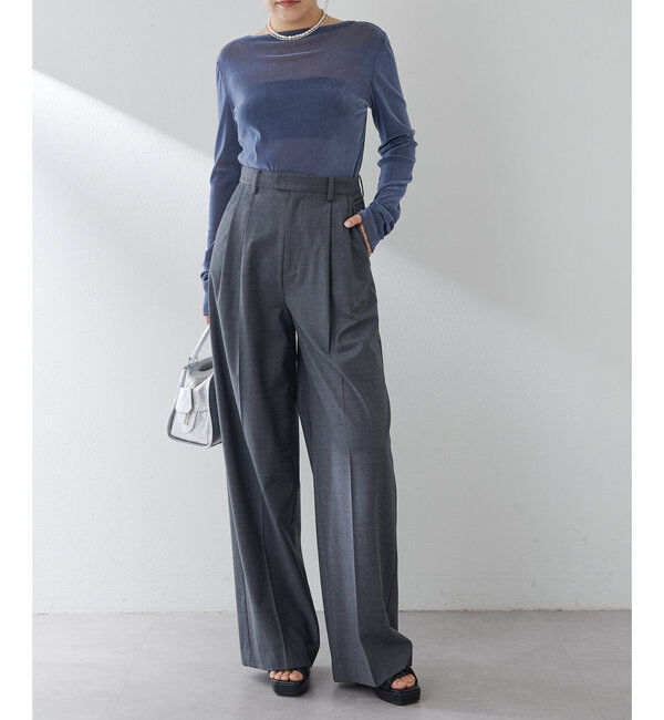  「フロッキーバックシャンカットソー」|Tシャツ・カットソー|