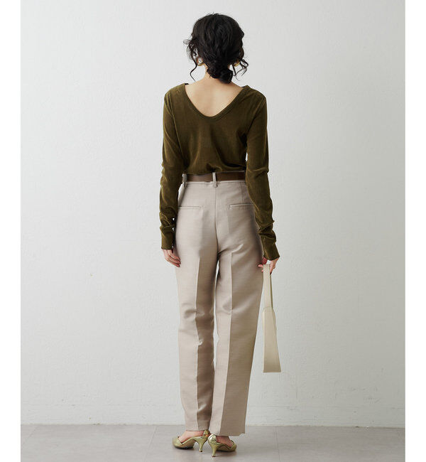  「フロッキーバックシャンカットソー」|Tシャツ・カットソー|