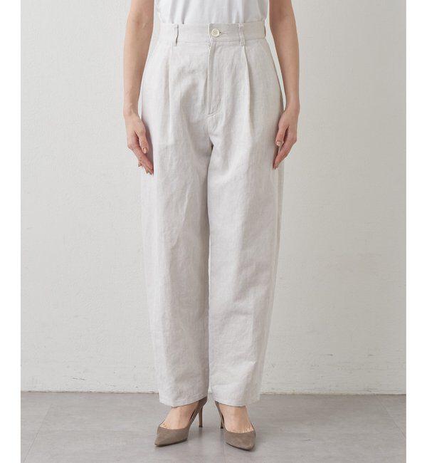 Drawing Numbers「【Drawing Numbers】コットンリネンデニムカーゴパンツ」|チノ|