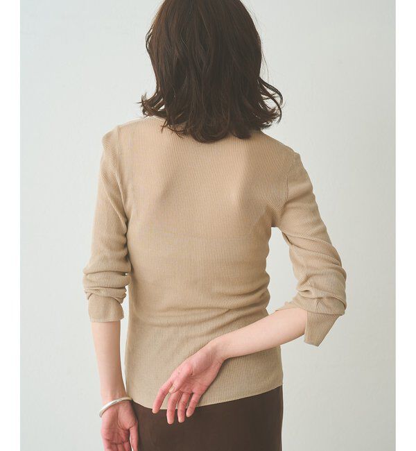  「シアーリブニットカーディガン」|ニット・セーター|