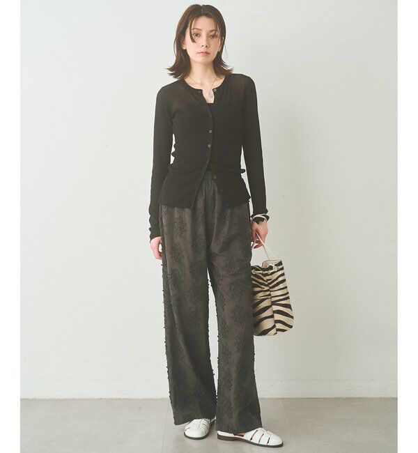  「シアーリブニットカーディガン」|ニット・セーター|