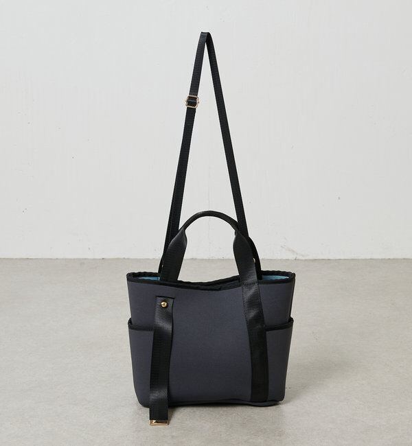  「【軽量/500mlペットボトル収納可】ミニウエットダブルポケットトート」|トートバッグ|