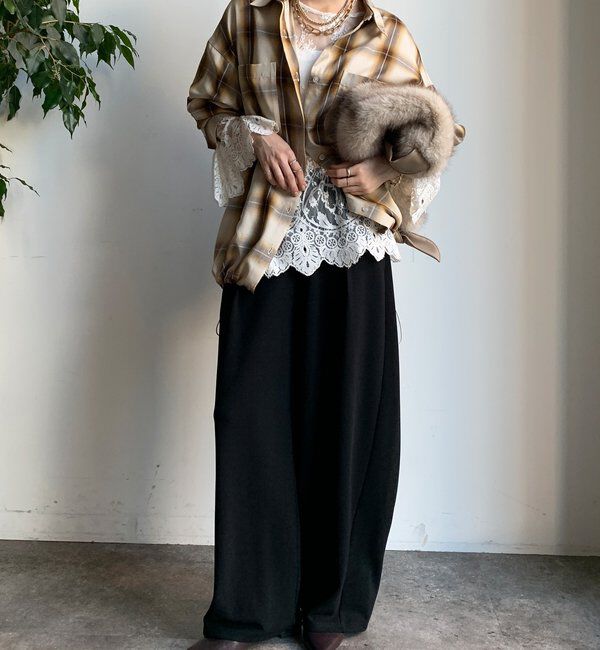  「オンブレチェックドロストシャツ」|シャツ・ブラウス|