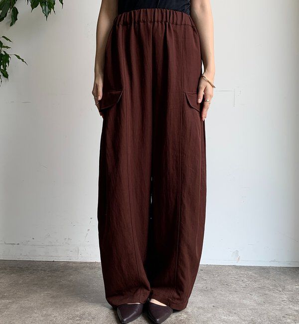  「【WEB限定】カーゴタックコクーンパンツ」|チノ|