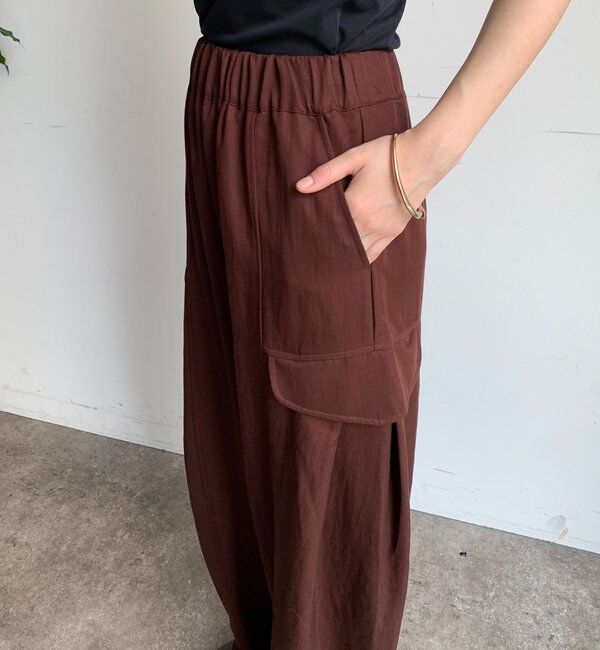  「【WEB限定】カーゴタックコクーンパンツ」|チノ|