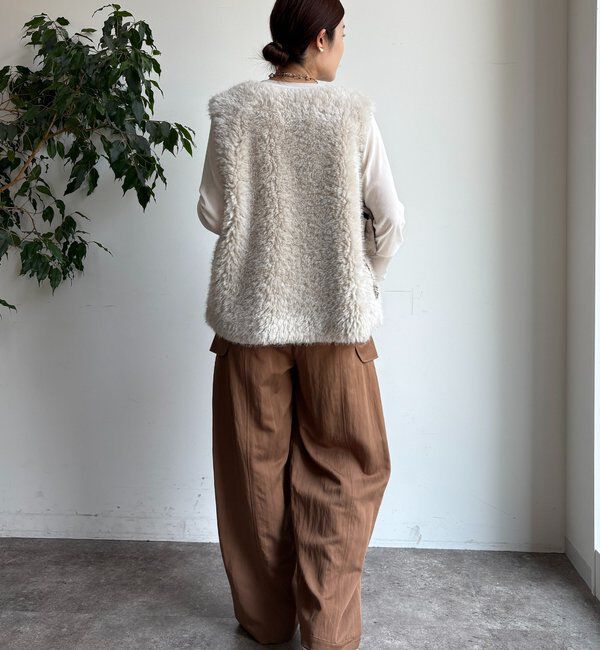  「【WEB限定】カーゴタックコクーンパンツ」|チノ|