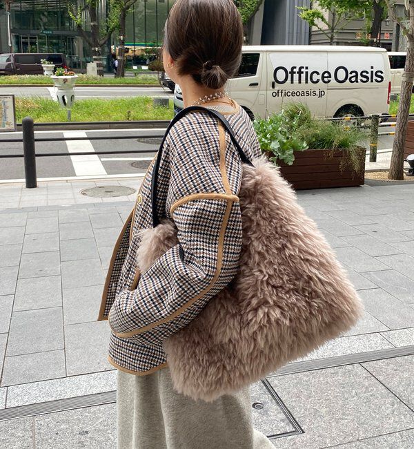  「【インフルエンサー SAKURA企画】チェックハーフコート」|その他|