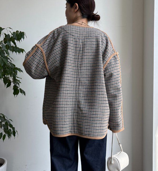  「【インフルエンサー SAKURA企画】チェックハーフコート」|その他|