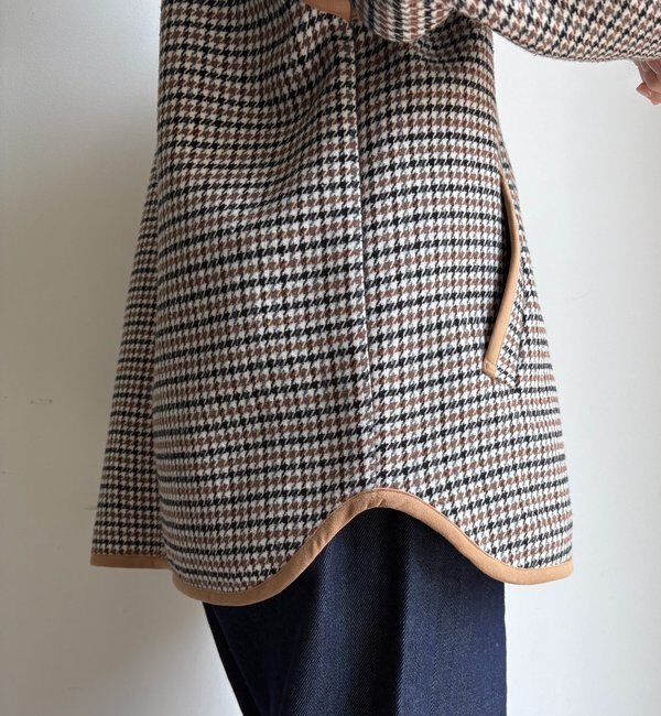  「【インフルエンサー SAKURA企画】チェックハーフコート」|その他|