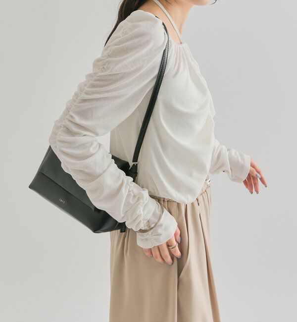  「スクエアネック シャーリングカーディガン」|Tシャツ・カットソー|