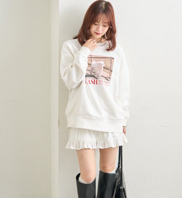  「プリントスウェット」|パーカー|