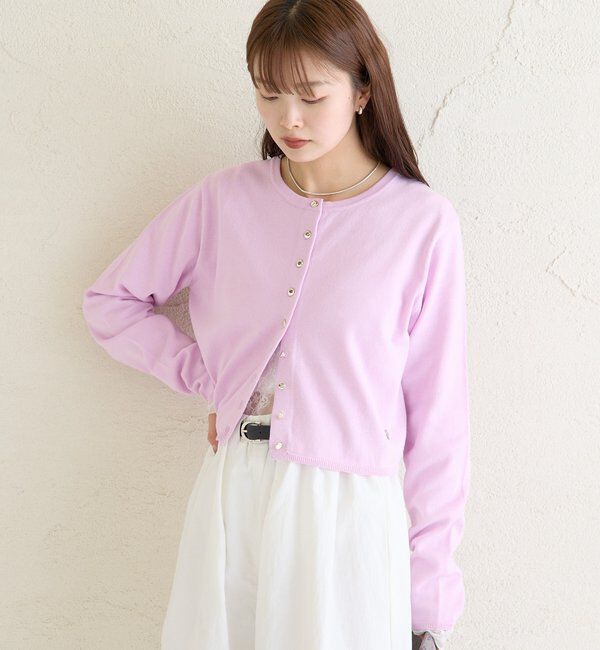  「デイリーショートカーディガン」|カーディガン|