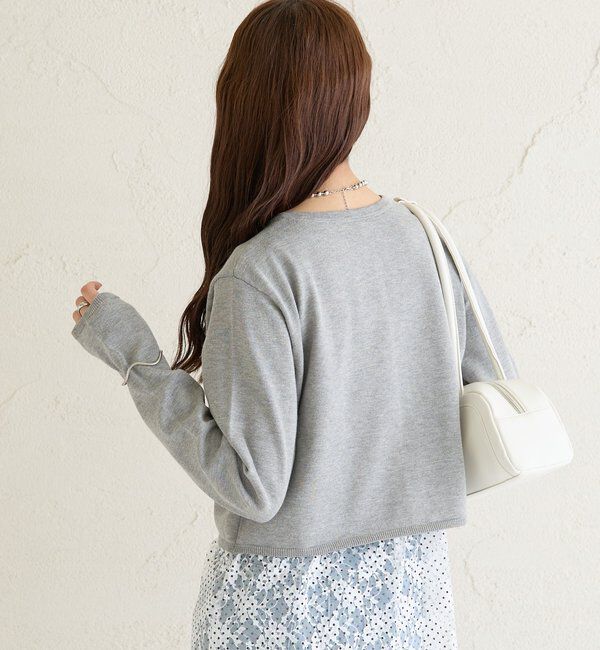  「デイリーショートカーディガン」|カーディガン|