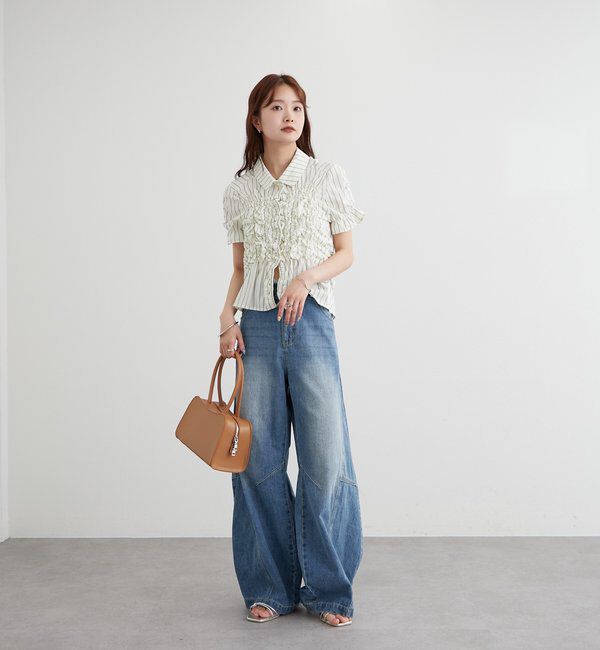  「WハンドルモチーフBAG」|トートバッグ|