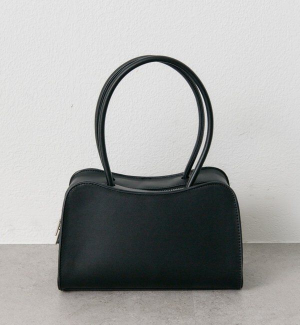  「WハンドルモチーフBAG」|トートバッグ|ブラック