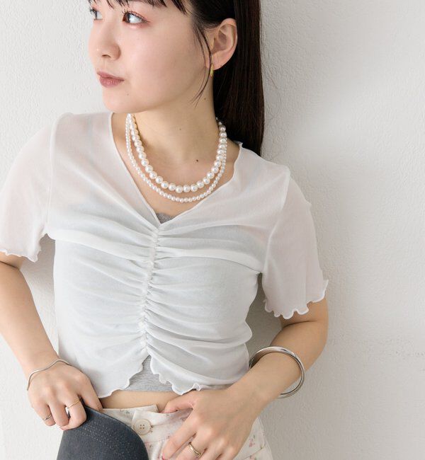  「シャーリングチュールT」|Tシャツ・カットソー|