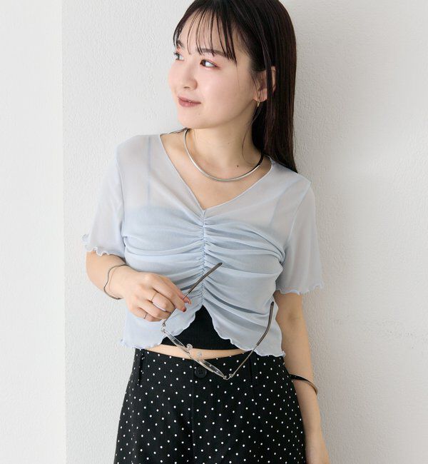  「シャーリングチュールT」|Tシャツ・カットソー|