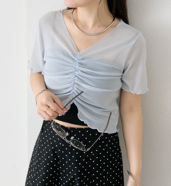  「シャーリングチュールT」|Tシャツ・カットソー|