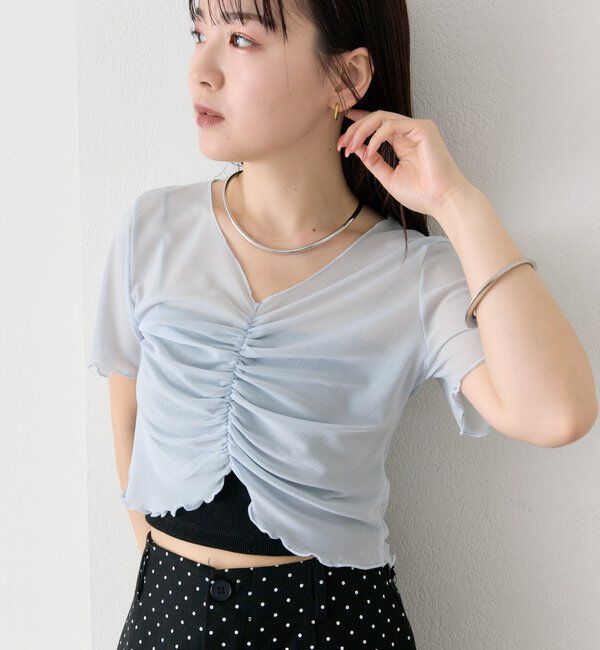  「シャーリングチュールT」|Tシャツ・カットソー|
