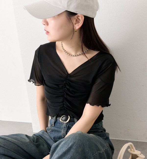  「シャーリングチュールT」|Tシャツ・カットソー|