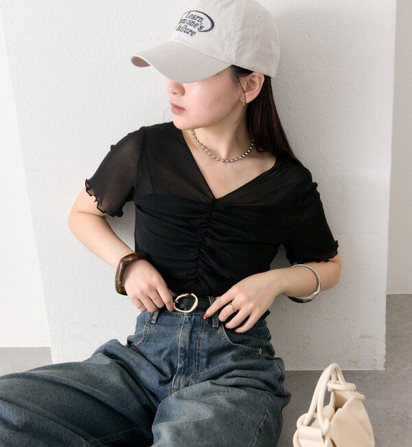  「シャーリングチュールT」|Tシャツ・カットソー|