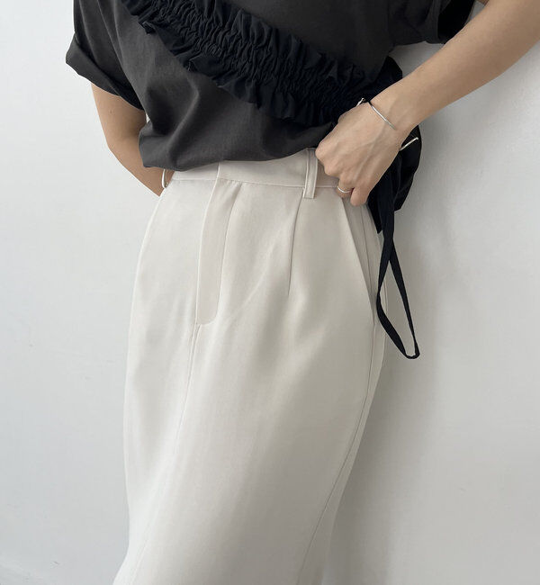  「【累計1万枚突破/全骨格◎/低身長サイズ】マキシIラインスカート」|スカート|