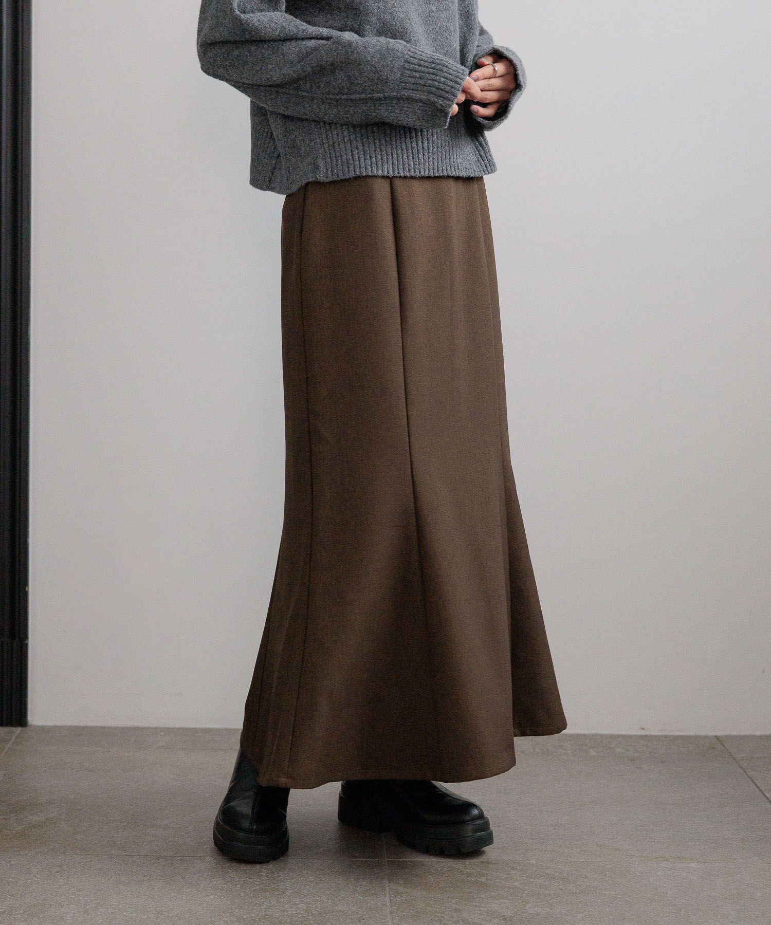 LOWRYS FARM「ウールライクマーメイドスカート」|スカート|