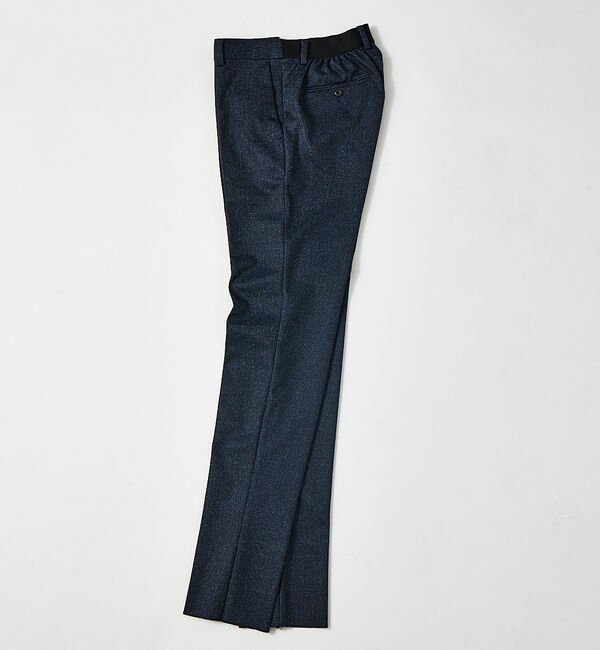 ABAHOUSE「【セットアップ対応/FLEX PANTS】プリント ポンチ スラックス」|その他|ダークネイビー