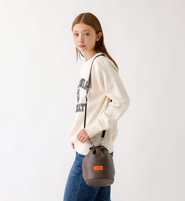 ABAHOUSE「【UNIVERSALOVERALL / ユニバーサルオーバーオール】ECO le」|ショルダー・メッセンジャー|ブラウン