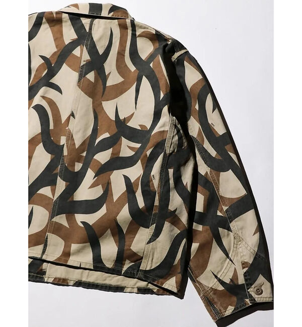 ABAHOUSE「【PENNY&lsquo;S】PRINTED ENGINEER SHORT JACKET/ミ」|ミリタリー・モッズコート|