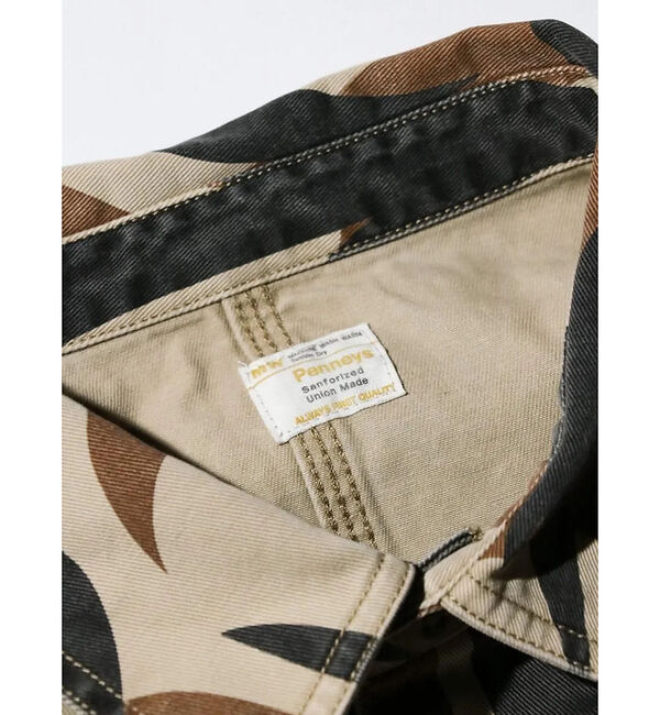 ABAHOUSE「【PENNY&lsquo;S】PRINTED ENGINEER SHORT JACKET/ミ」|ミリタリー・モッズコート|