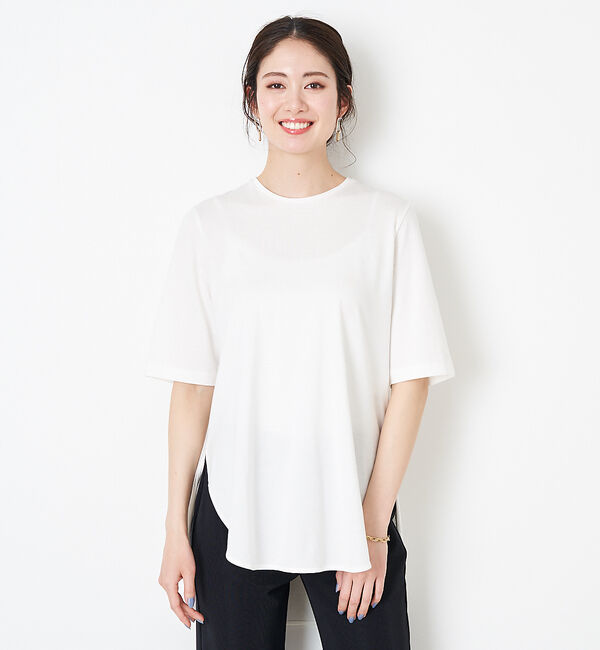 Rouge vif「ラウンドヘムカットソー」|Tシャツ・カットソー|