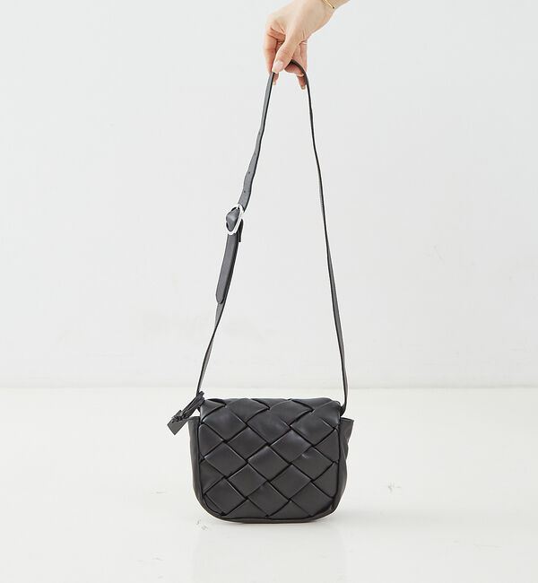 Rouge vif「【ARUTEMIKA/アルテミカ】イントレチャート ショルダーバッグ / 編み込」|ショルダー・メッセンジャー|