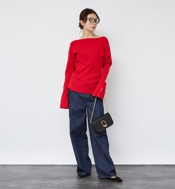 Rouge vif「総針フレアスリーブプルオーバー」|ニット・セーター|