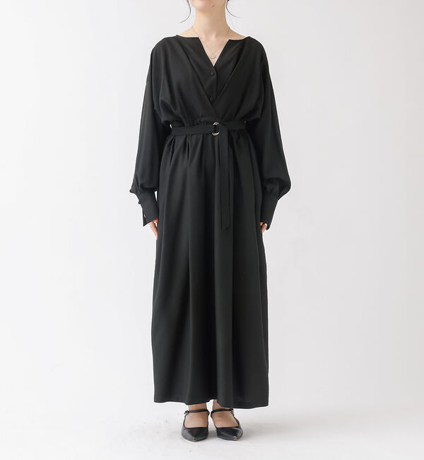 Rouge vif「MANTECOウエストマークワンピース」|ワンピース|