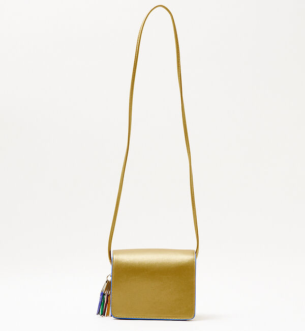 Rouge vif「【cheek/チーク】ライン ミニショルダーバッグ / メタリック」|ショルダー・メッセンジャー|