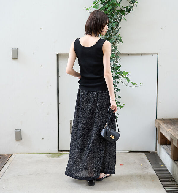 Rouge vif「ストレッチサッカープリントスカート」|スカート|