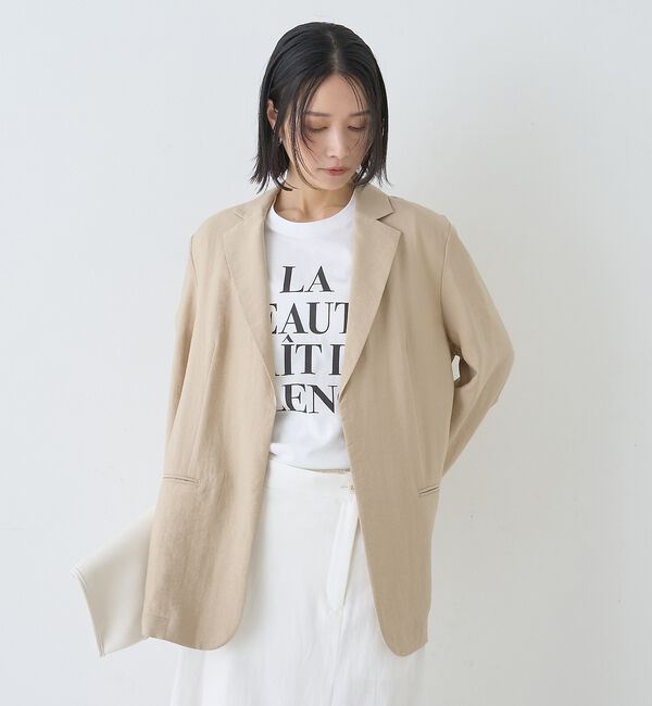 Rouge vif「バックフォト グラフィックロゴTシャツ」|Tシャツ・カットソー|