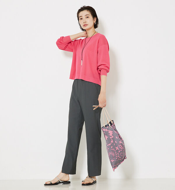 qualite「【カリテ&times;マニプリ】サンペイズリーバック」|トートバッグ|