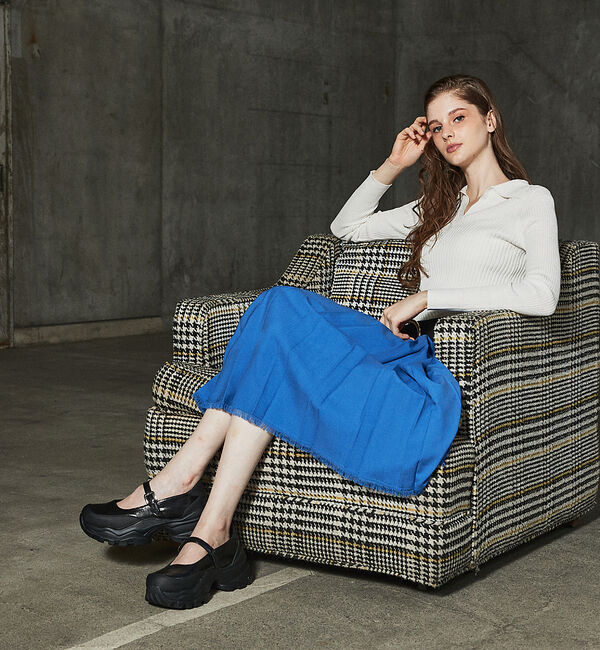 AU BANNISTER「【LAROUTE】メリージェーン 厚底スニーカー」|スニーカー|