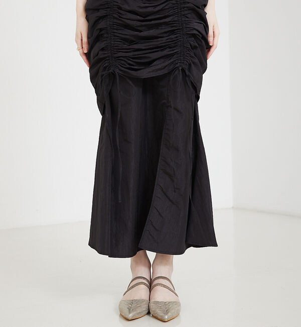 SELFIST「ギャザーレイヤードスカート」|スカート|