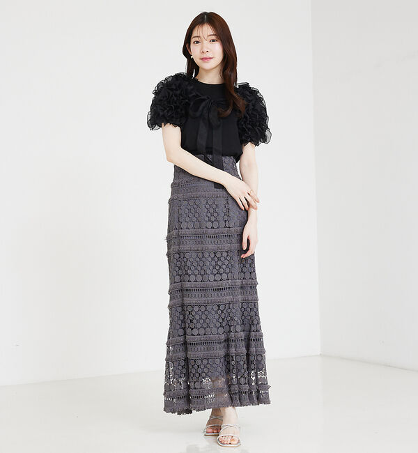 SELFIST「ケミカルレースマーメイドスカート」|スカート|