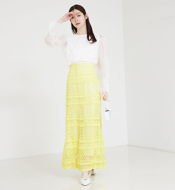 SELFIST「ケミカルレースマーメイドスカート」|スカート|