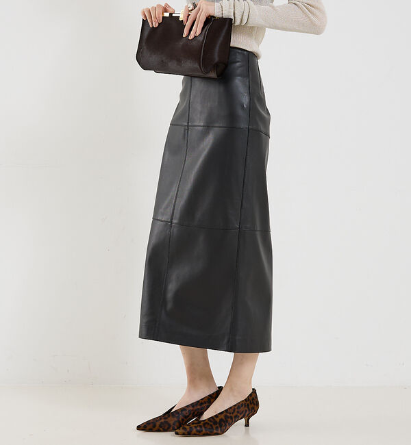 The Store by C' 「【COCUCA】ラムレザースカート」|スカート|