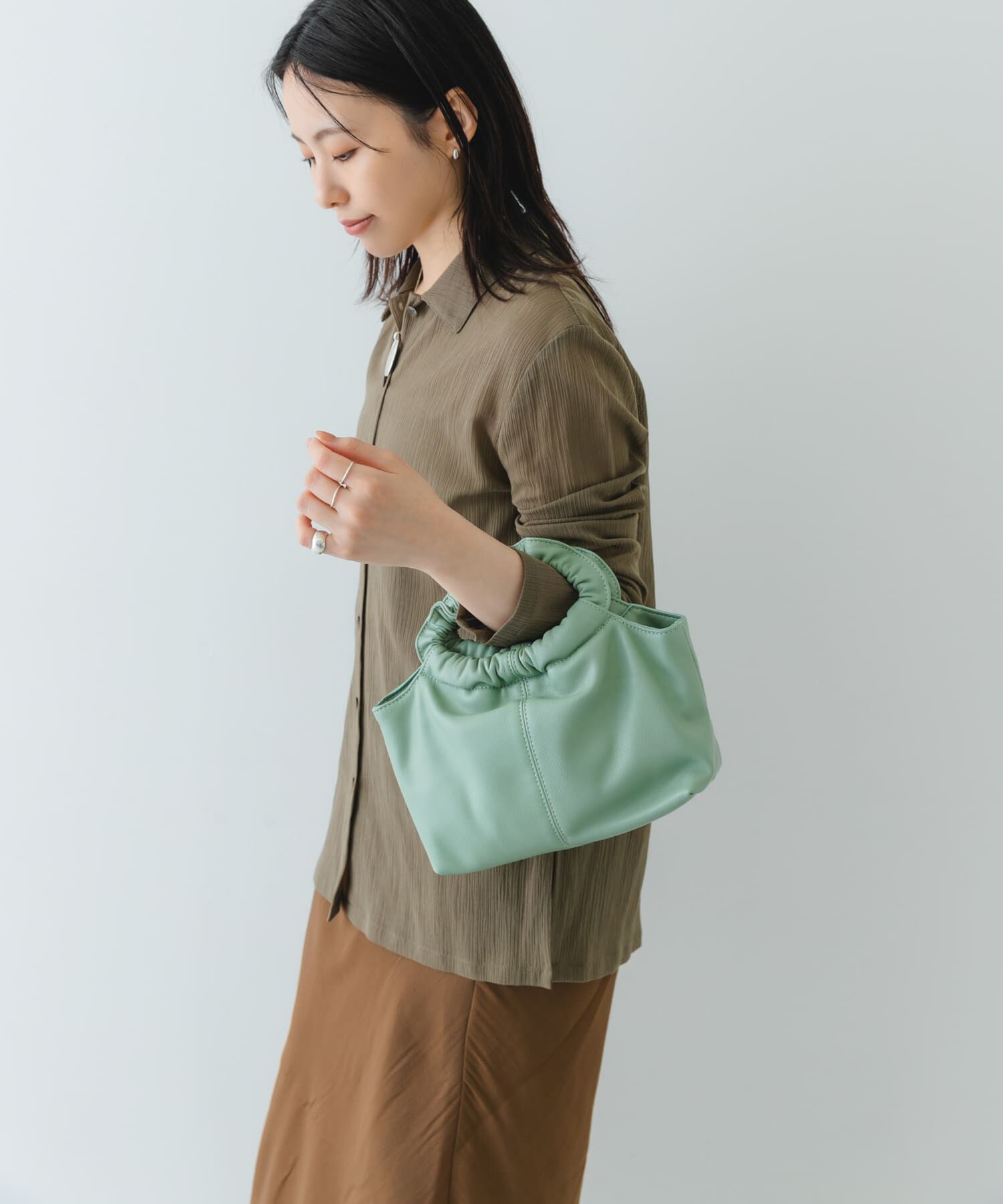 RODE SKO「ギャザーハンドルバッグ」|ショルダー・メッセンジャー|