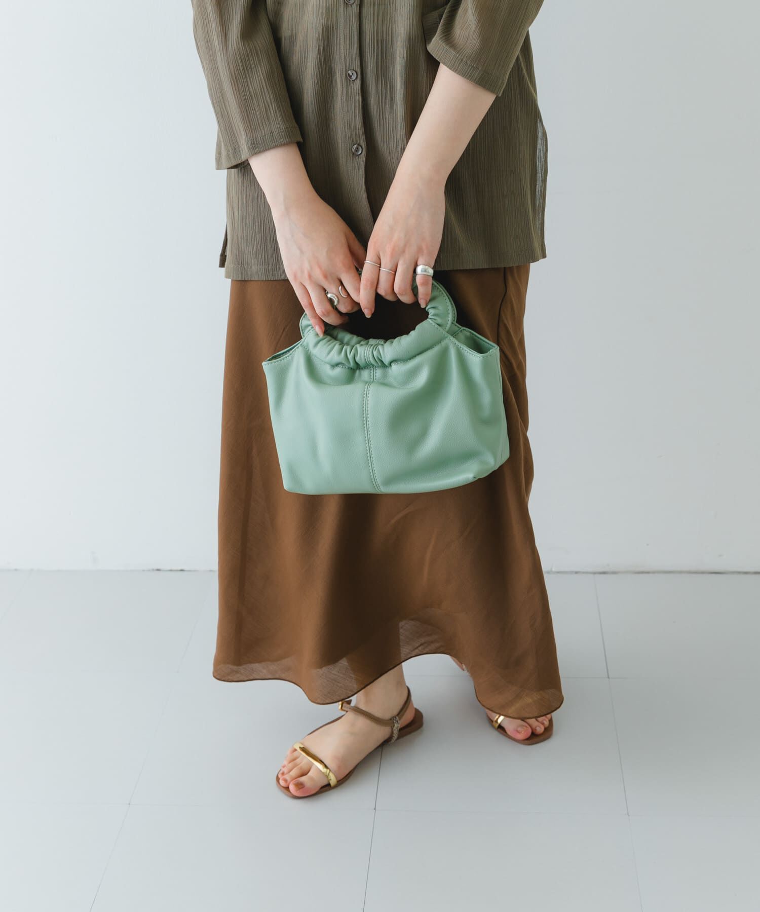 RODE SKO「ギャザーハンドルバッグ」|ショルダー・メッセンジャー|