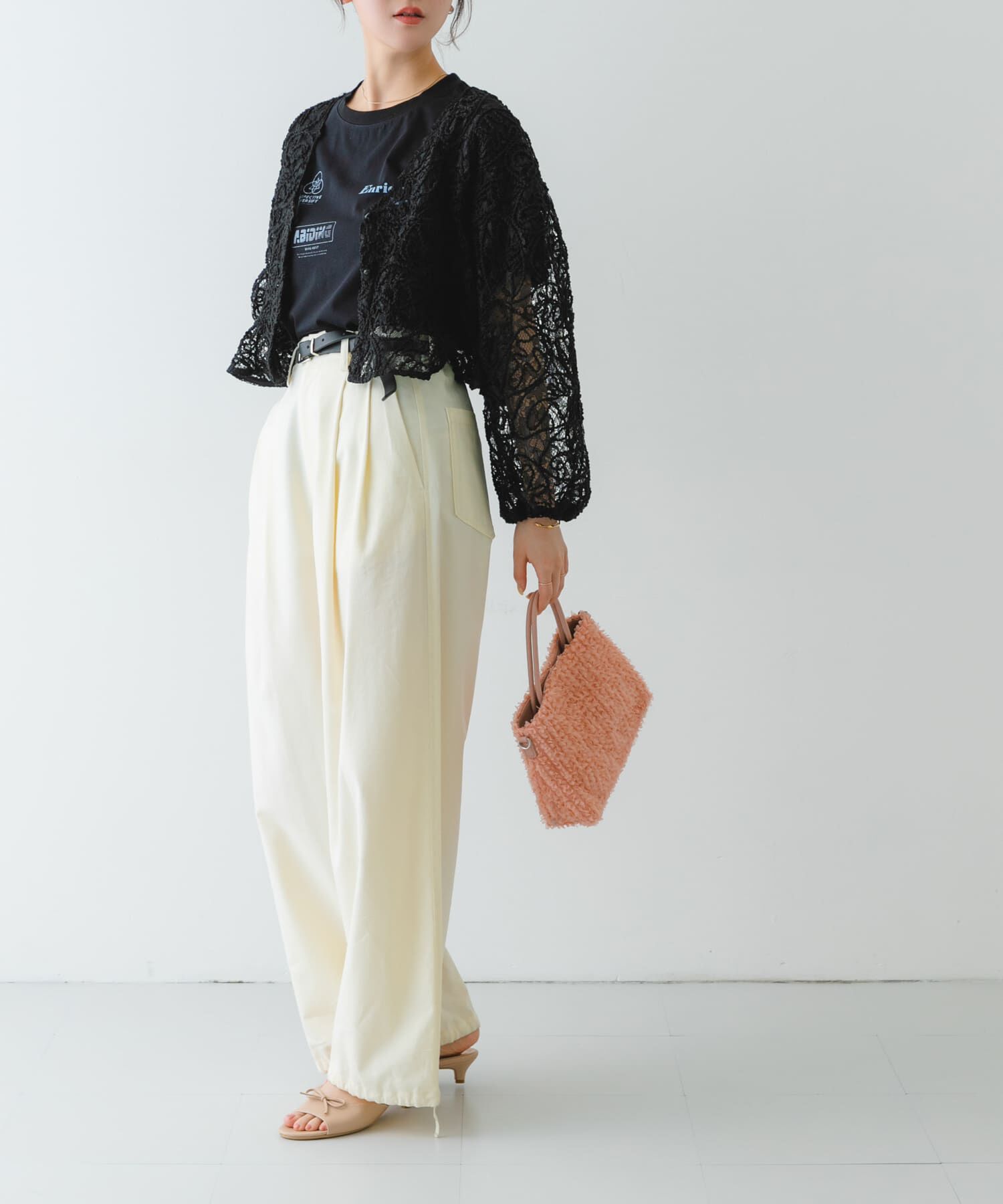 RODE SKO「フラワーレースバッグ」|ショルダー・メッセンジャー|