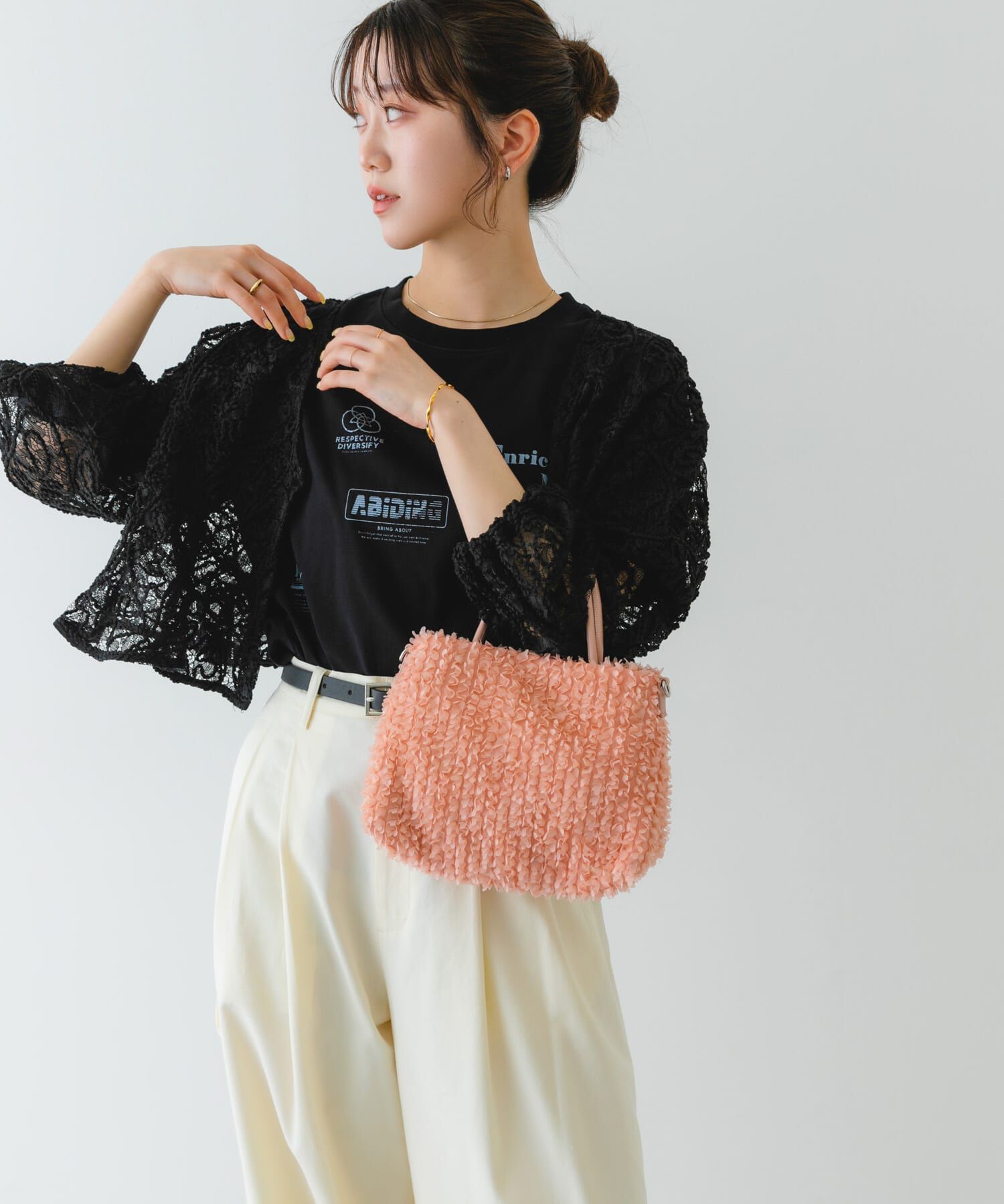 RODE SKO「フラワーレースバッグ」|ショルダー・メッセンジャー|