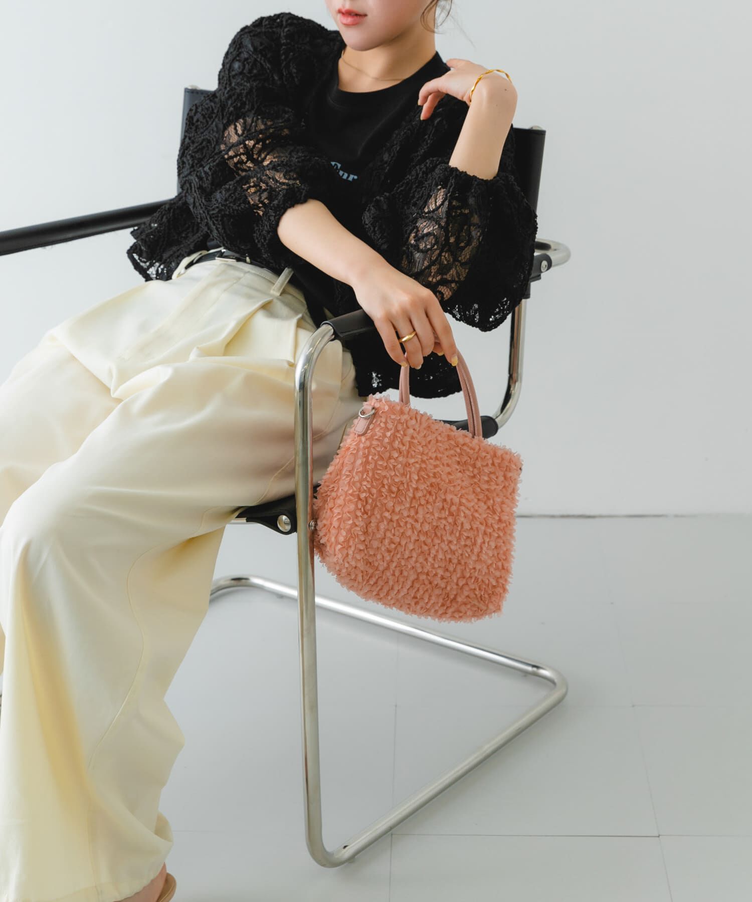 RODE SKO「フラワーレースバッグ」|ショルダー・メッセンジャー|