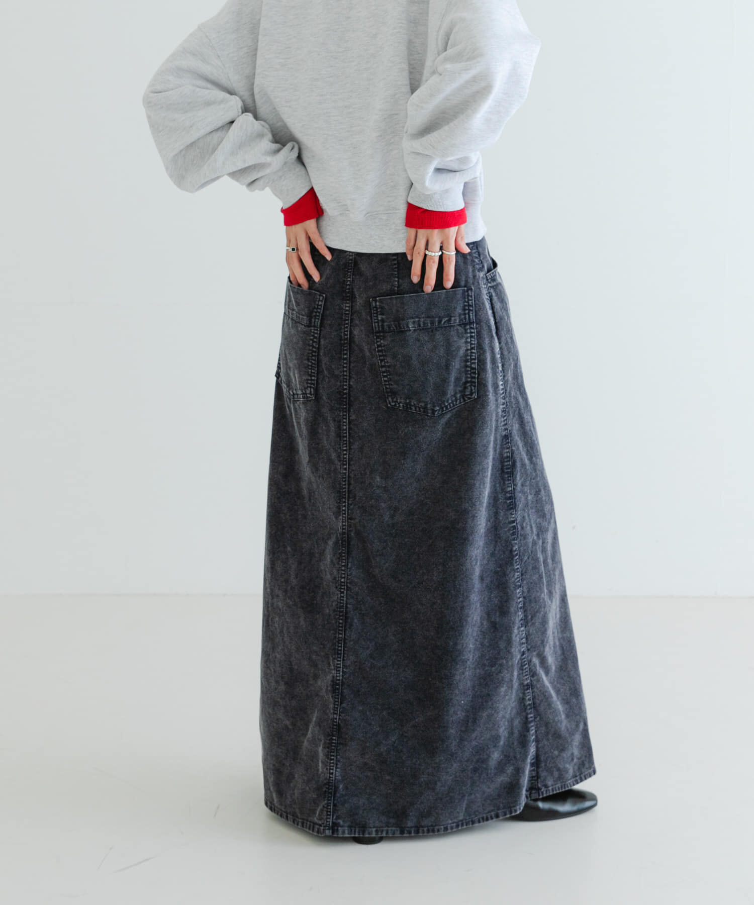 URBAN RESEARCH「ガーメントダイコーデュロイスカート」|スカート|